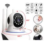 Câmera ip Robô Bebê Baba Eletrônica 3 Antenas Wifi Visão Noturna Full HD 360º Câmera ip Robô Bebê Baba Eletrônica 3 Antenas Wifi Visão Noturna Full HD 360º