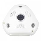 Camera Ip Seguranca Hd 360 Wifi Lente Olho De Peixe 1,3 Mp