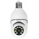 Camera Ip Segurança Lampada Panoramica Rastreio Wifi Espia - Wifi Smart Camera