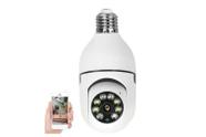 Câmera Ip Segurança Lâmpada Panorâmica Visão Noturna Sensor de Movimento Câmera Ip Segurança Lâmpada Panorâmica Visão Noturna Sensor de Movimento