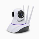 Câmera Ip Sem Fio 360 3 Antenas HD Wifi Visão Noturna Alarm