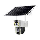 Câmera IP Solar 4K Externa Com Dupla Lente WiFi Visão Noturna Monitoramento 360 Automação