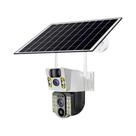 Câmera IP Solar 4K Externa Com Dupla Lente WiFi Visão Noturna Monitoramento 360 Automação