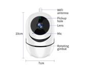 Camera Ip Wifi Giratória 1080p Estilo Babá Eletrônica Com Visão Noturna e Alerta De Movimento