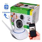 Câmera IP Wifi Interna 3 Antenas HD 720p