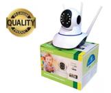 Câmera Ip Wifi Wireless Yoosee Visão Noturna Segurança Robô 3 Antenas Onvif
