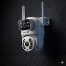 Câmera Jortan Wifi Lente Dupla 1080p Visão Noturna Branca Câmera Jortan Wifi Lente Dupla 1080p Visão Noturna Branca