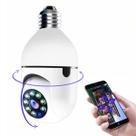 Câmera Lâmpada 360 Hd Led Wifi Alarme Visão Noturna