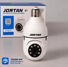 Câmera Lâmpada de Segurança Inteligente Jortan JT-8177 Monitoramento 360 Via Celular (App Yoosee)