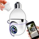 Câmera Lâmpada de Segurança Inteligente para Bocal E27 Monitoramento por APP Via WIFI Câmera 360