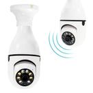 Câmera Lampada Segurança Giratória com Audio Ip Wifi Cor Branco