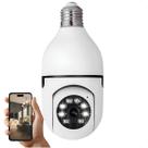 Câmera Lâmpada WiFi 360 IP Full HD 1080p Visão Noturna