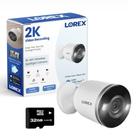 Câmera Lorex 2K para uso interno e externo com holofote e visão noturna colorida
