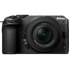 Câmera mirrorless nikon z30 com lente de 16-50mm