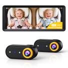Câmera para Carro de Bebê LUCKVIEW BM5 MAX Dupla 7,2" 1080P