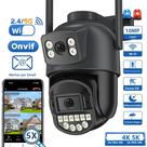 Câmera PTZ Wi-Fi Externa 5K 10MP BESDER Com Detecção Humana Por IA, Tela Dupla 4K 8MP, CFTV IP Com Câmera PTZ Wi-Fi Externa 5K 10MP BESDER Com Detecção Humana Por IA, Tela Dupla 4K 8MP, CFTV IP Com