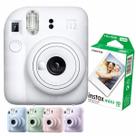 Câmera Revela Foto Fujifilm Instax Mini 12 + Filme 10 Fotos Branca