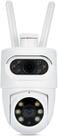 Câmera Segurança Externa WiFi Dual Dome Alexa/Google EKaza