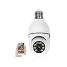 Câmera Segurança Inteligente IP Lâmpada WiFi Full HD 1080p com Visão Noturna Infravermelho 1080P Giratória