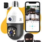Câmera Segurança Wifi Dupla Lentes Lâmpada Visão Noturna 360 HAIXIA Câmera Segurança Wifi Dupla Lentes Lâmpada Visão Noturna 360 HAIXIA
