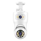 Câmera Segurança Wifi Monitoramento 360 Lente Dupla Visão Noturna para Uso Interno e Externo