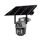 Câmera Solar 4G 8MP 4K WiFi PTZ Dual Lens Auto Tracking CCTV Com Bateria Integrada PEGATAH Para
