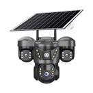 Câmera Solar Externa 15MP Com Zoom 10X, 4G WIFI, PTZ, Lente Tripla, Rastreamento Automático E À