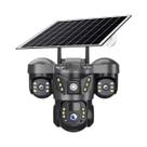 Câmera Solar Externa 15MP Com Zoom 10X, 4G WIFI, PTZ, Lente Tripla, Rastreamento Automático E À