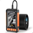 Câmera Sonda Endoscópio Inspeção Cabo 5m Tela 2 Lentes HD Oficina Carro Veicular Prova d'Água M-C43B
