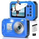 Câmera subaquática Yifecial 64 MP 4K à prova dágua até 5 m, 16 GB Câmera subaquática Yifecial 64 MP 4K à prova dágua até 5 m, 16 GB