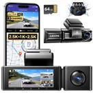 Câmera Veicular AZDOME M550 3 Canais 4K WiFi GPS 64GB Câmera Veicular AZDOME M550 3 Canais 4K WiFi GPS 64GB