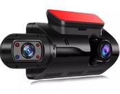 Câmera Veicular DVR KAPBOM KA1917 com Dupla Câmera, Gravação em Loop, Lente Grande Angular e Vídeo 480P