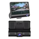 Câmera Veicular Gravação De Segurança Full Hd 1080p 3 Lentes