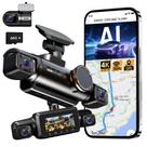 Câmera veicular Neideso N700Pro 4K 360 de 4 canais com GPS e WiFi Câmera veicular Neideso N700Pro 4K 360 de 4 canais com GPS e WiFi