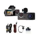 Câmera Veicular WiFi Com Três Lentes 1080P HD Visão Noturna DVR Para Carro Câmera De 3 Canais Grande