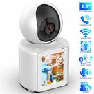 Câmera Wi-Fi PTZ 360 Full HD 1080P com Tela IPS 2.8" e Alertas de Movimento e Som