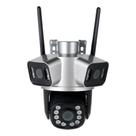 Camera Wifi Externa A53 Lente Tripla 4k Visão 360 App Icsee