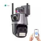 Camera wifi Externa Duas Lentes JT-9687 6MP C/ Sirene Cinza