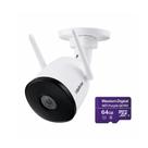 Camera wifi hd mibo im5 externa + cartao purple 64gb