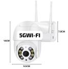 Câmera WIFI SMART Ip Prova D'água Externa E INTERNA WIFI 5G