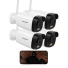 Câmeras de Segurança Externas LaView 4K 8MP Kit com 4 Unidades Wi-Fi Câmeras de Segurança Externas LaView 4K 8MP Kit com 4 Unidades Wi-Fi