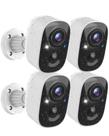 Câmeras de Segurança MaxiViz Wireless Outdoor 2K - Visão Noturna Colorida