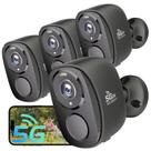 Câmeras de segurança RICHCHO 4PC 5G/2.4G Wireless Outdoor 2K
