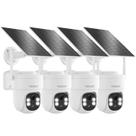 Câmeras de Segurança VIZIUUY Kit com 4 Unidades 3MP Solar Sem Fio Câmeras de Segurança VIZIUUY Kit com 4 Unidades 3MP Solar Sem Fio