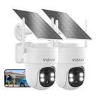 Câmeras de Segurança VIZIUUY Solar Wireless - Pacote com 3 Câmeras de 2MP Câmeras de Segurança VIZIUUY Solar Wireless - Pacote com 3 Câmeras de 2MP