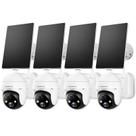 Câmeras de segurança ZUMIMALL Wireless Outdoor, pacote com 4, 3 MP
