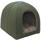 Caminha Iglu Verde 2x1 Avuk Pet Para Cachorro e Gato Com Almofada