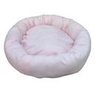 Caminha Para Cães e Gatos Antiderrapante e Impermeável em Tecido Velboa Super Macia - Rosa