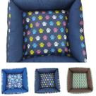 Caminha Para Pet Pequeno Porte 50cm x 50cm Com Ziper e Impermeável Caes Ou Gatos