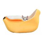 Caminha Pet Banana Quentinha Lavável De Cães Gatos Divertido